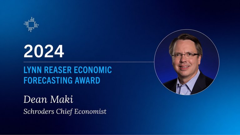Graphic announcing Dean's award