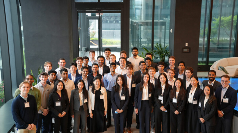 student interns at Schroders (SDR.L) office in new york